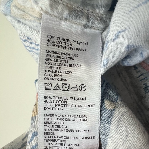 Tommy Bahama Shirt White Surfer Print Beach Button Up Short Sleeve Mens Medium - Picture 9 of 12